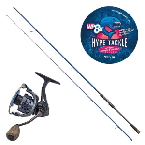 Zestaw Spinn Hype Tackle H2 Target Aspius 2,86 m Do 28 g + Hype Tackle H2 4000 + Plecionka WP8 Purple 0,13 mm
