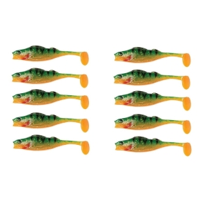 Rubber Hurt Set Berkley Pulse Realistic Perch 7cm Firetiger 10 buc