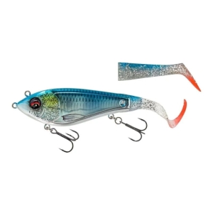 Momeala Savage Gear Deviator Coada 20cm 87g Blue Chrom SS