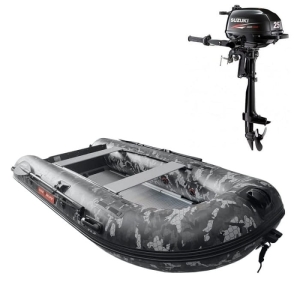 Set Ponton Hype Boats 300 Standard Alu + Suzuki motor cu ardere 2,5 km DF2.5S 0025F