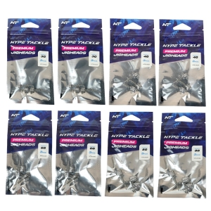 Hype Tackle Jig cu șurub lumină 3/4/6/8G 24pcs