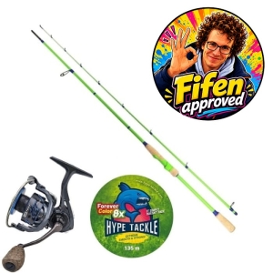 Fifena set Rat and Pain Hype Tackle Fresh 2,74m 7-35g + Hype Tackle H2 4000 + Hype Tackle Forever Red 0,17mm