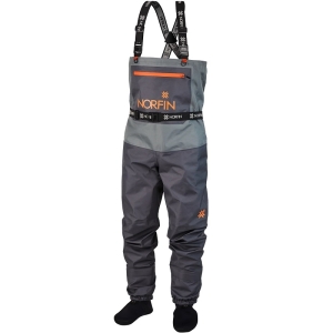 Spodniobuty Norfin Waders Pilot Stockingfoot Gray XL