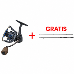 Set Promoțional: Mulinetă Hype Tackle H2 3000 + Lansetă Abu Garcia Spike S Jigging 2,44m 12-35g 2tr