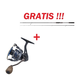 Mulinetă Hype Tackle H2 3000 + CADOU Lansetă Penn Conflict Inshore 2.44m Max 30g 2 tronsoane