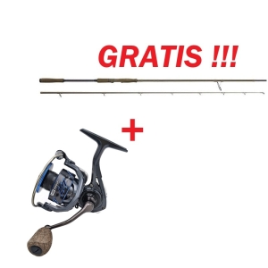 Mulinetă Hype Tackle H2 3000 + CADOU Lansetă SG4 Medium Game 198cm 12-35g 2 tronsoane