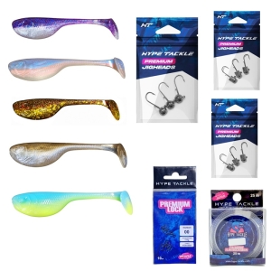 Set Mare Jighead Hype Tackle Budda Lure 10 cm – 45 piese