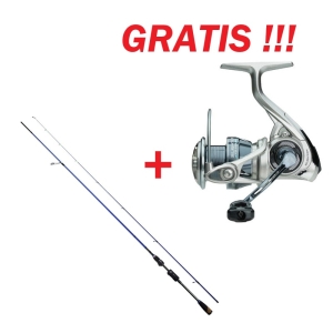 Lansetă Hype Tackle H2 UL 2,30 m până la 3,5 g + GRATIS Mulinetă Robinson Slighter FD 209