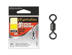 Kamatsu HYPER STRONG Rolling Swivel 3/0 100kg - 5buc.