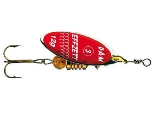 DAM Effzett Predator Red Glitter spinner roșu, nr. 1/4g