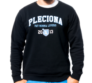 Tricou împletitură Universitatea Ltd. Fat Momma Lovers - negru
