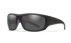 Wiley X OMEGA OMEGA Captivate Polarized Smoke Grey Matte Black Frame (Black Ops)