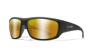 Wiley X OMEGA Captivate Polarized Bronze Mirror Copper Matte Black Frame