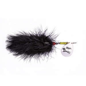 Mepps GIANT MARABOU argintiu/negru_argintiu/negru 40g