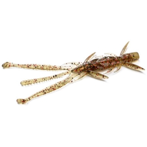 FishUP Shrimp 3" #045 Dovleac verde/Red&Black 9pcs