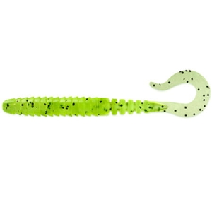 FishUP Vipo 2,8" #055 Chartreuse/Negru 9buc