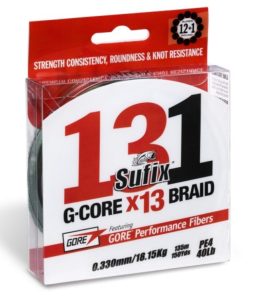 Sufix 131 G-CORE 0.235mm 13.6kg 150m LO-VIS GREEN