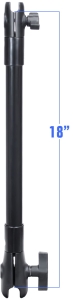 RAM Socket Arm W/ 1.5" și 1" Socket - 18"