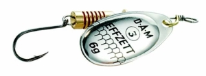 DAM SINGLEHOOK SPINNER #1 3g SINKING SILVER 3g