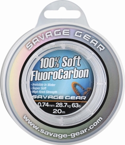 Fluorocarbon SG Soft 40m 0.36mm 8.4kg Clear