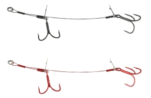 Savage Gear Cutter Carbon49 Double Stinger 1/0 15cm 16kg 2buc
