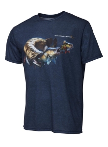 Savage Gear Cannibal Tee L Albastru