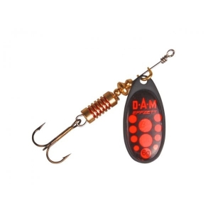 Filieră DAM Effzett Standard Spinner Black Red 10g