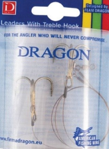 DRAGON live leader. 1x7 Surfstrand 30cm nr.2 13kg
