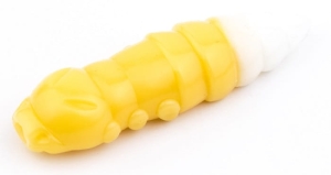 FishUP Pupa 1,5" #134 - Brânză/alb 8buc