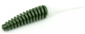FishUP Tanta 2,5" #140 - Olive închis/alb