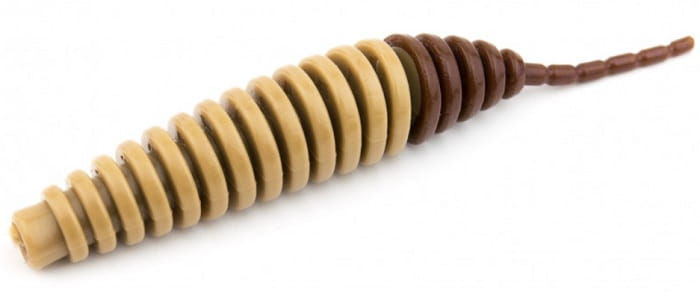 FishUP Tanta 2,5" #138 - Coffee Milk/Earthworm
