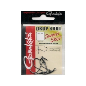Gamakatsu Swivel Shot Hooks Negru #1