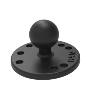 Cap pivotant RAM de 1" cu cap pivotant de 1" cu 2,5" rotund dedesubt