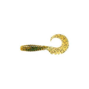 FishUP Fancy Grub 2" #036 Caramel/Green&Black