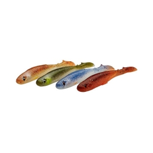 SG Slender Scoop Shad 13cm 12g Clear Water Mix 4pcs