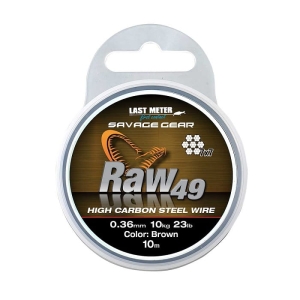 Savage Gear line Raw 49 0.36mm 11kg Brown 10m