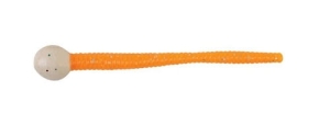 Berkley Powerbait 3' 8cm Glow Orange Silver cauciuc argintiu 3' 8cm