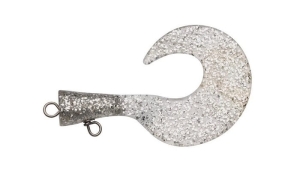 Coadă de rezervă SVZ McMio Big Spare Tail Silver Glitter coadă de 72mm