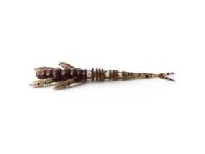 FishUP Flit 5,5cm #050 Green Pumpkin Brown Red Purpl 9buc