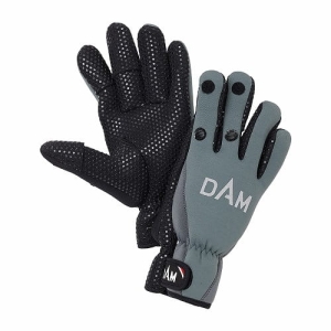 Dam Neoprene Fighter Glove Negru Gri XL