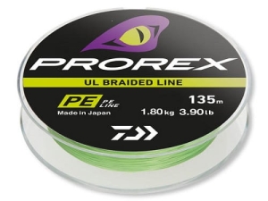Daiwa Prorex UL Finesse 0.25PE Chartreus împletitură Daiwa Prorex UL Finesse 0.25PE Chartreus