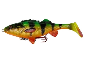 Savage Gear 4D Perch Shad 12.5cm 25g SS Firetiger