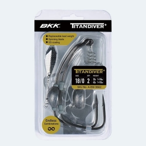 Cârlige BKK Titan Diver+ cu obc 16/0 24g/32g 2buc