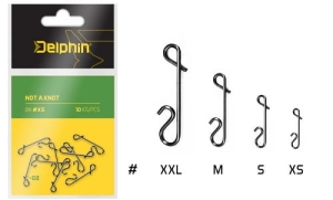 Delphin Knotless Joint C-02/10pcs BN/XXL