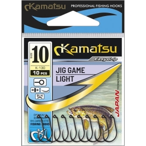 KAMATSU JIG GAME LIGHT Cârlig 10 BLNO K-130 10 perechi