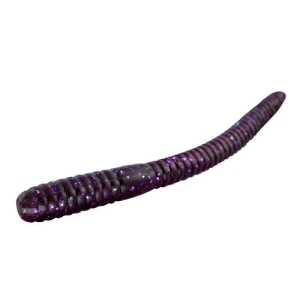 Flying Worm 3.5"/9cm #02 Purple Pepper - 5pcs