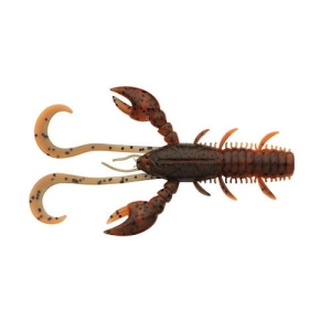 Pulse Realistic Craw Hollow Brown Oran UV 10cm 6pcs 6pcs