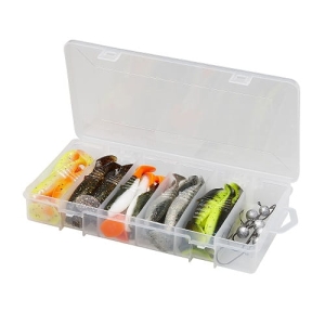 SG Cannibal Shad Kit 8&10cm culori mixte 36 buc.