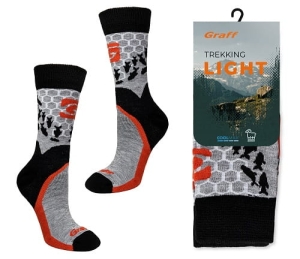 Graff Șosete de trekking din lână Merino Light47-49