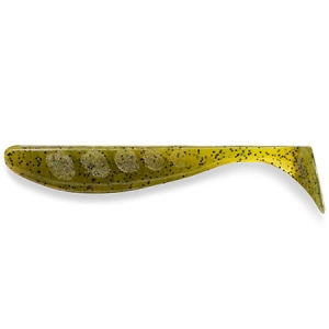 FishUP Wizzle Shad 3" #074 Green Pumpkin Seed 8pcs